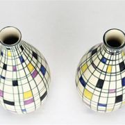 Vases Villeroy et Boch 1950