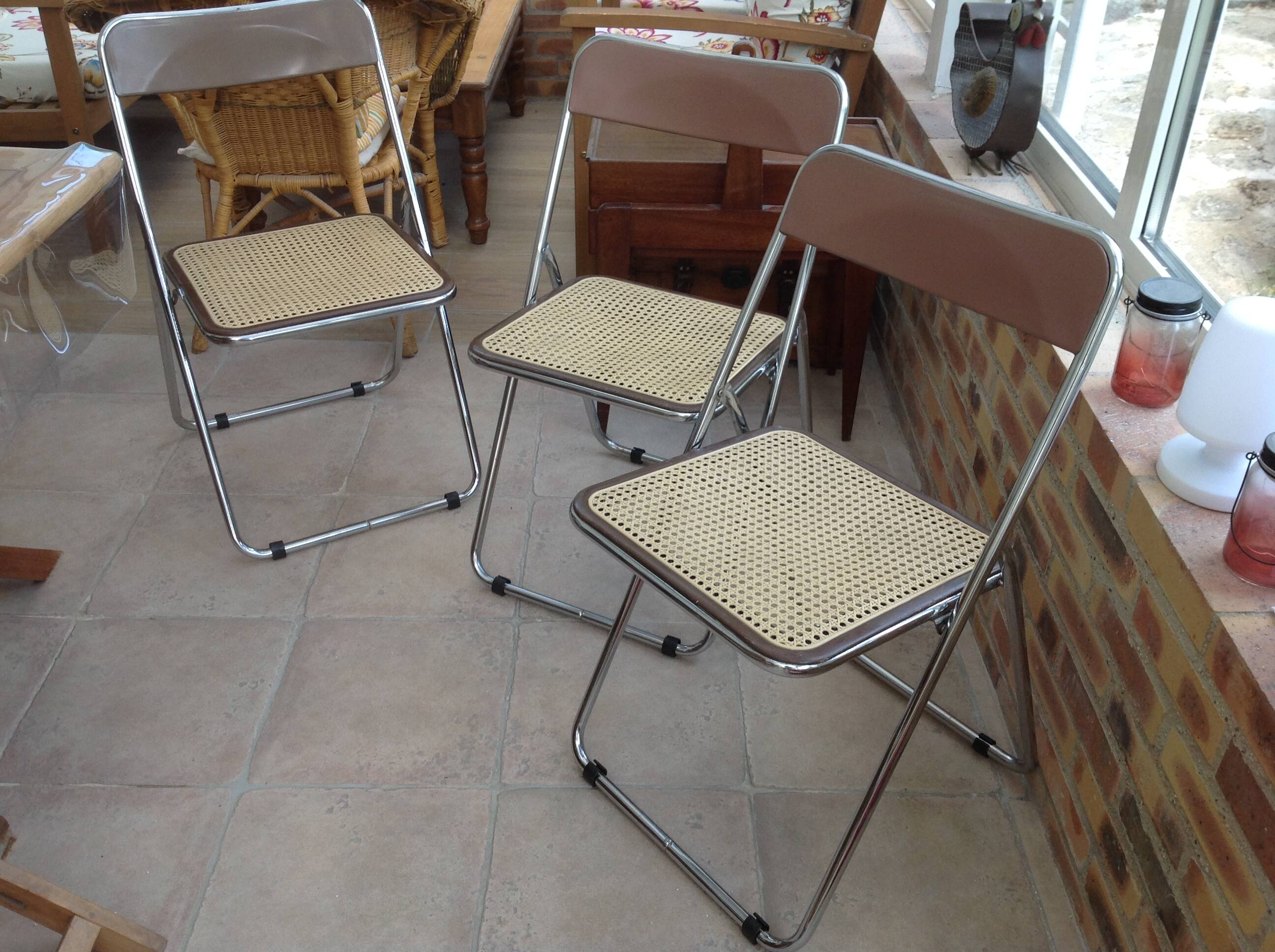 Chaises Pliantes vintage