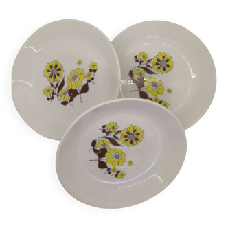 Assiettes creuses Sovirel vintage