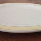 Set of vintage dessert plates of salt pans