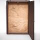Wall-mounted wooden wardrobe, vintage wall wardrobe, storage furniture, dressing, decor.