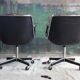 Knoll velvet executive office chair 1973