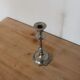 Antique silver-plated candlestick – vintage tall candle holder H25 cm