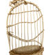 Vintage rattan birdcage