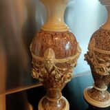 Jasper earthenware vases of Apt by Léon Sagy