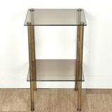 Brass side table/end table