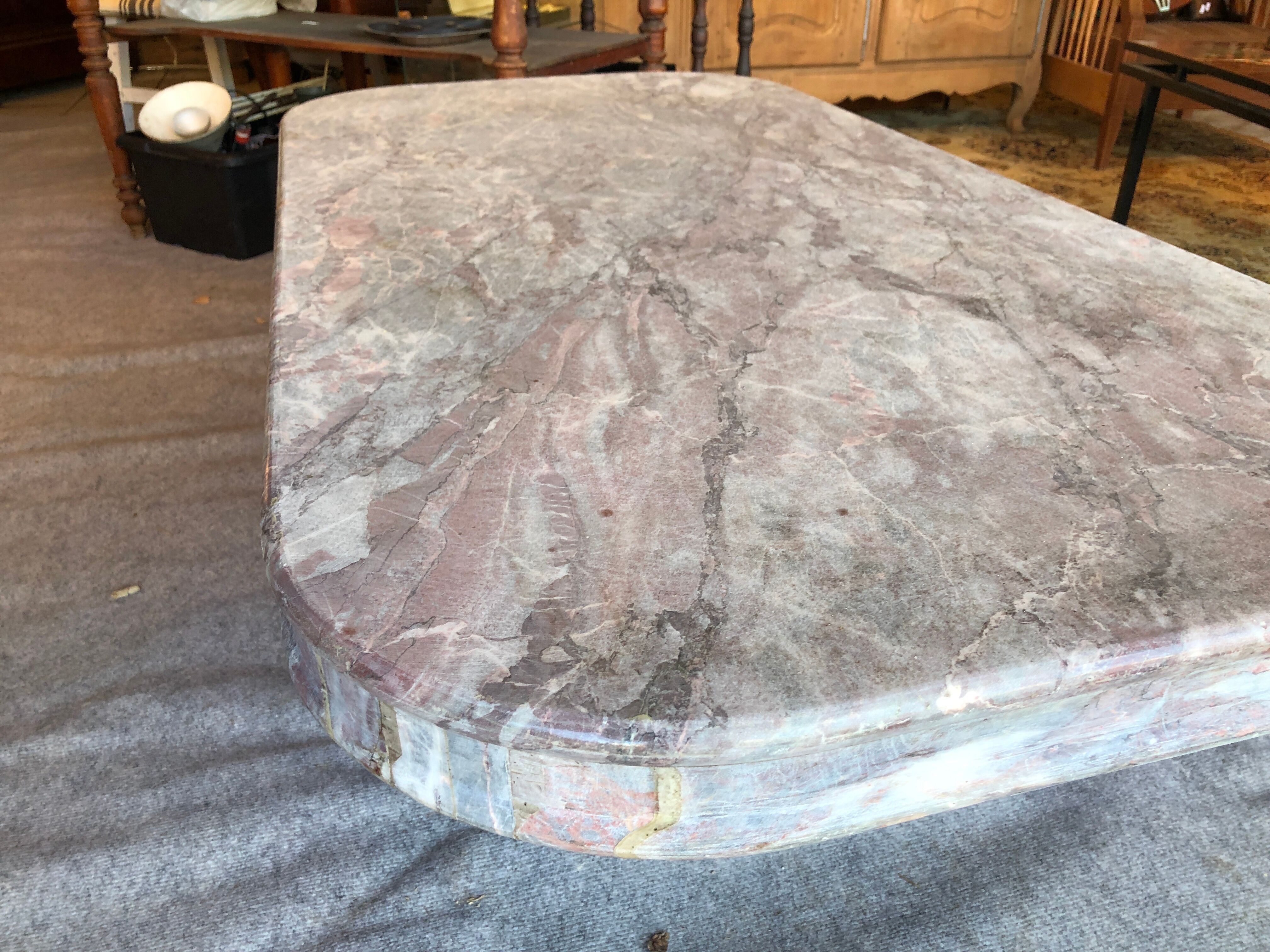 Marble coffee table