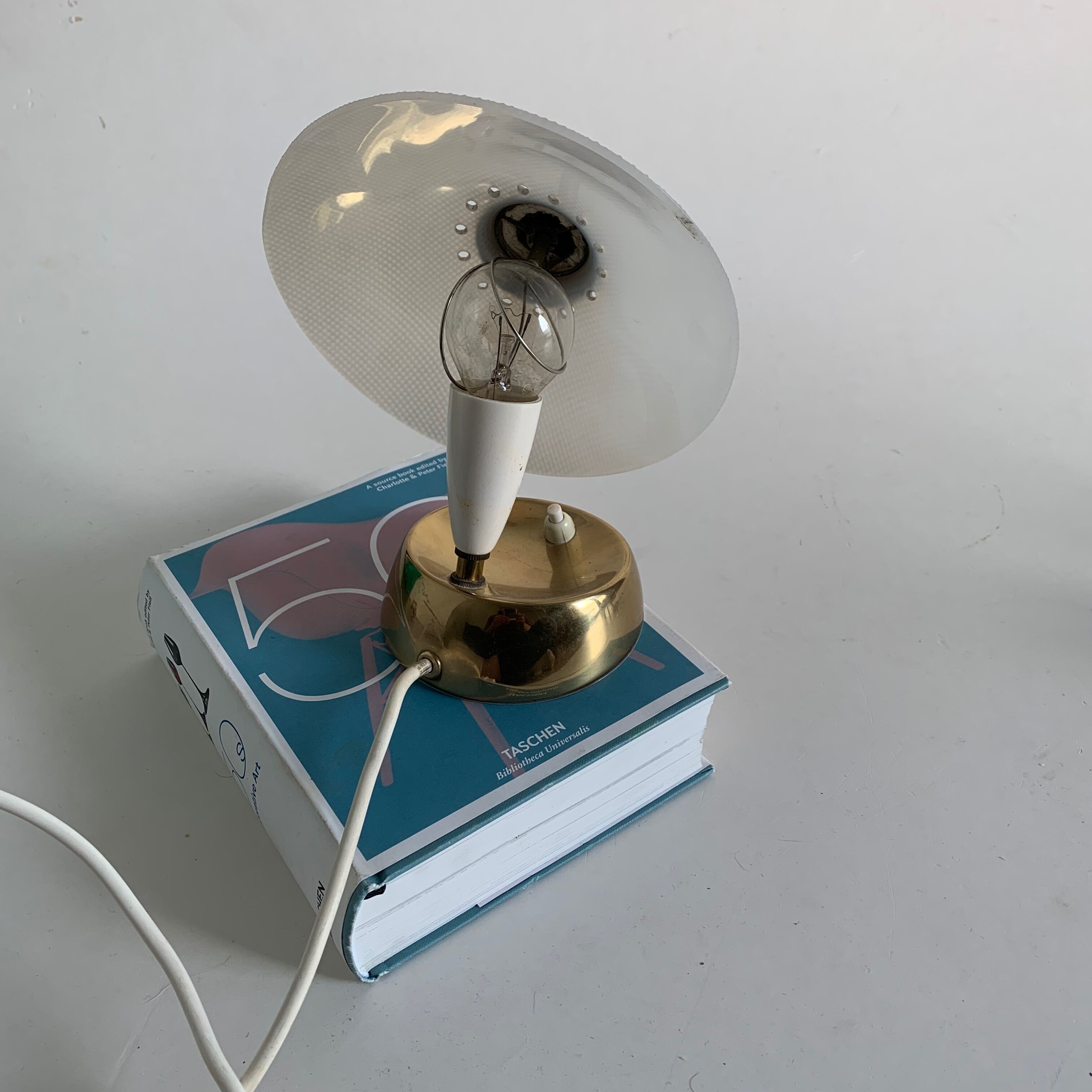 Vintage Bedside Lampe, 1969s