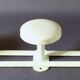 Wall-mounted coat rack three hooks