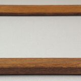 Ancien cadre format 33 cm x 24 cm (4f) bois brut chêne ou noyer tableau peinture 32 25