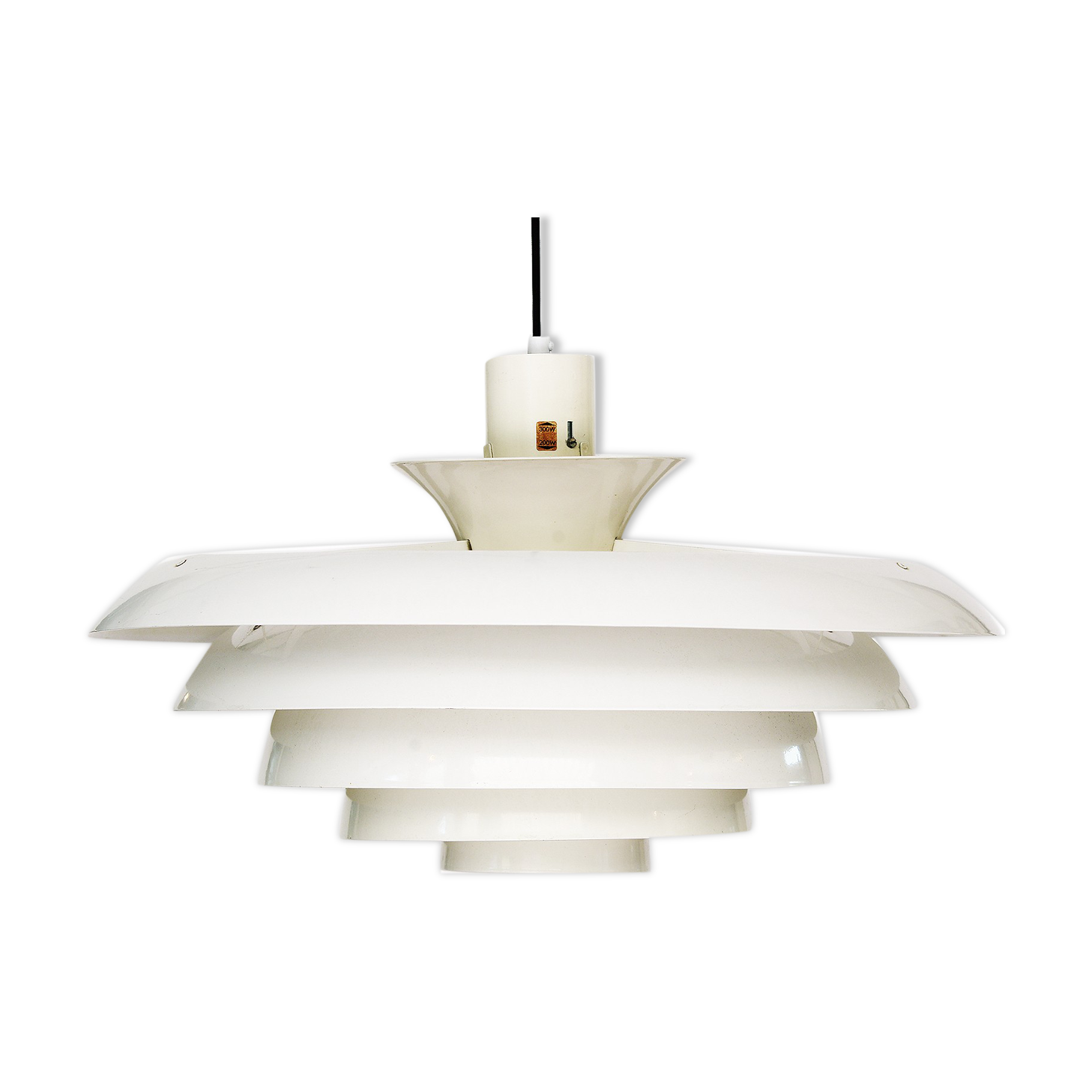 Space age XL pendant light by Fagerhults belysning. Sweden 1970s