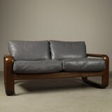 "Hombre" two-seat sofa by Burkhard Vogtherr for Rosenthal Furniture, 1970s