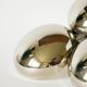 Triple silver-plated metal pocket emptier, Pinecone model, 1950 - 23 X 11 cm