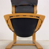 Swedish Kroken Lounge Chairs & Ottoman by Åke Fribyter for Nelo, 1970s