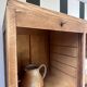 Filing cabinet with curtains
