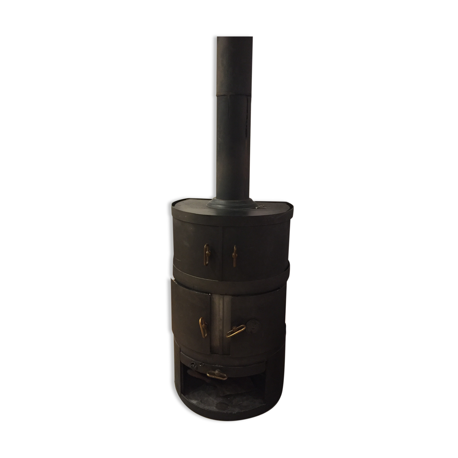 Vintage cast iron wood stove from the brand SCAN production