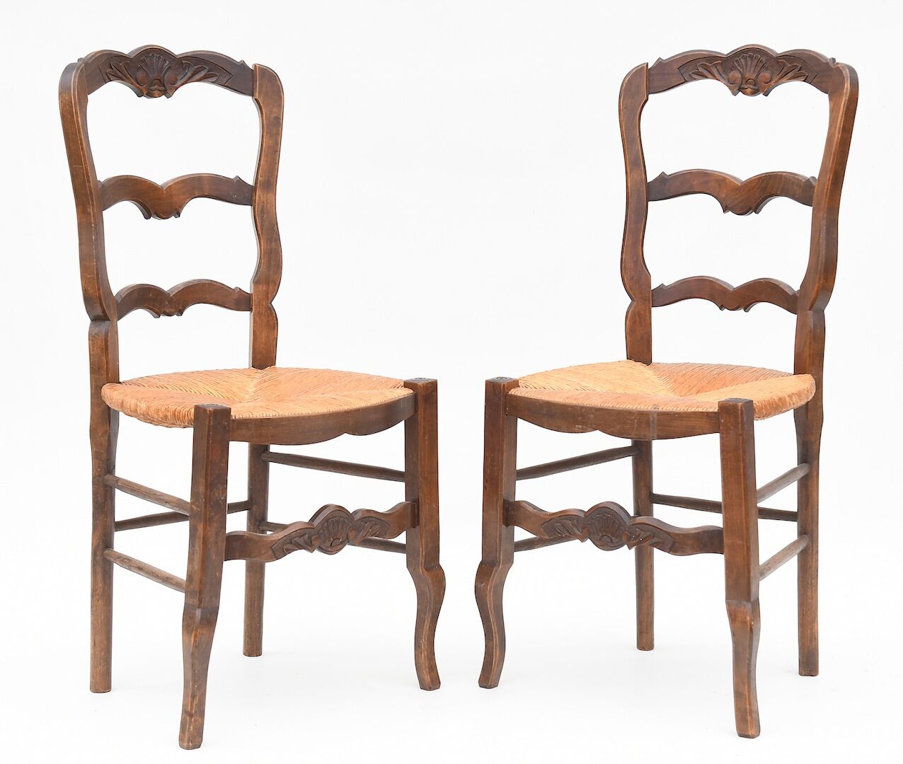 Suite of 4 mulched chairs