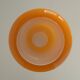 Vintage orange glass pendant light mid century modern retro hanging lamp