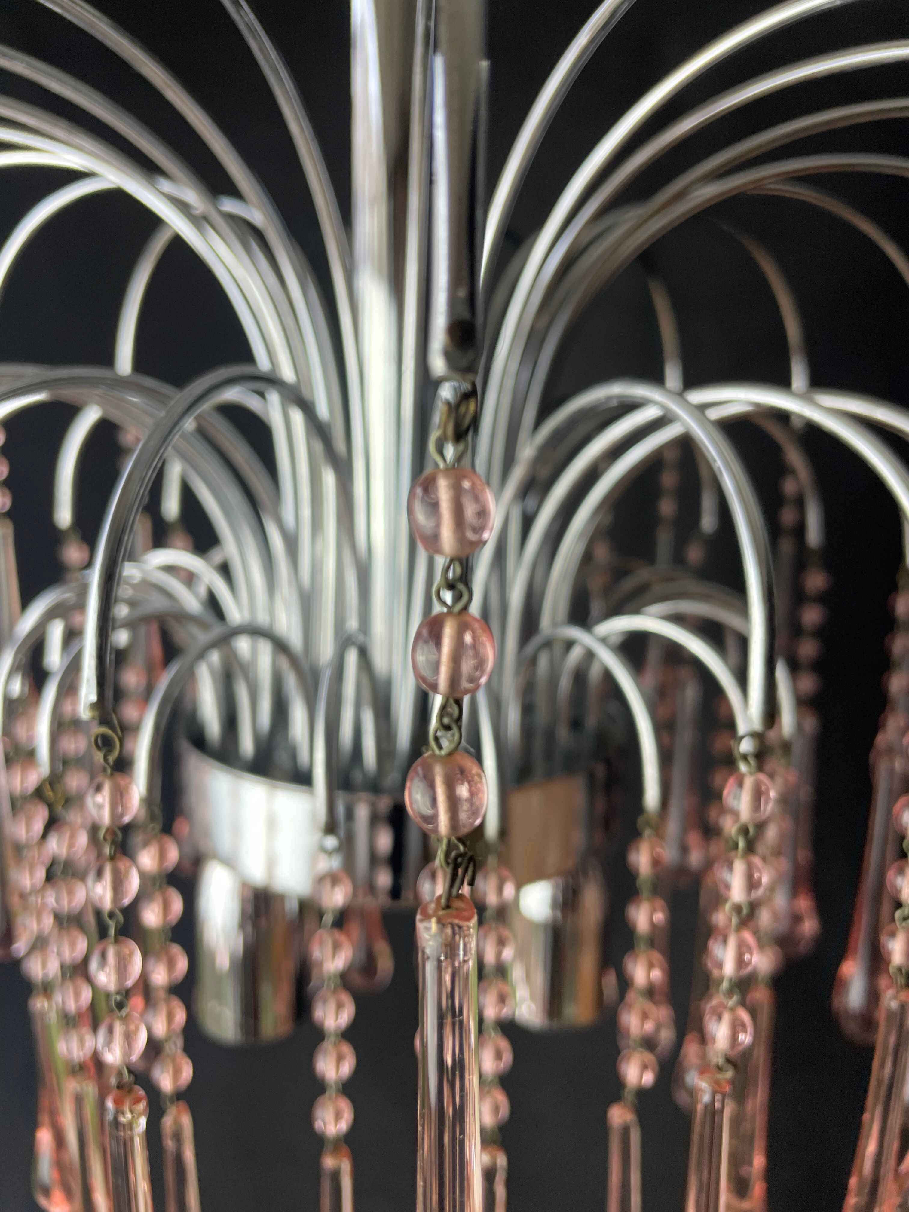 Paolo Venini waterfall chandelier