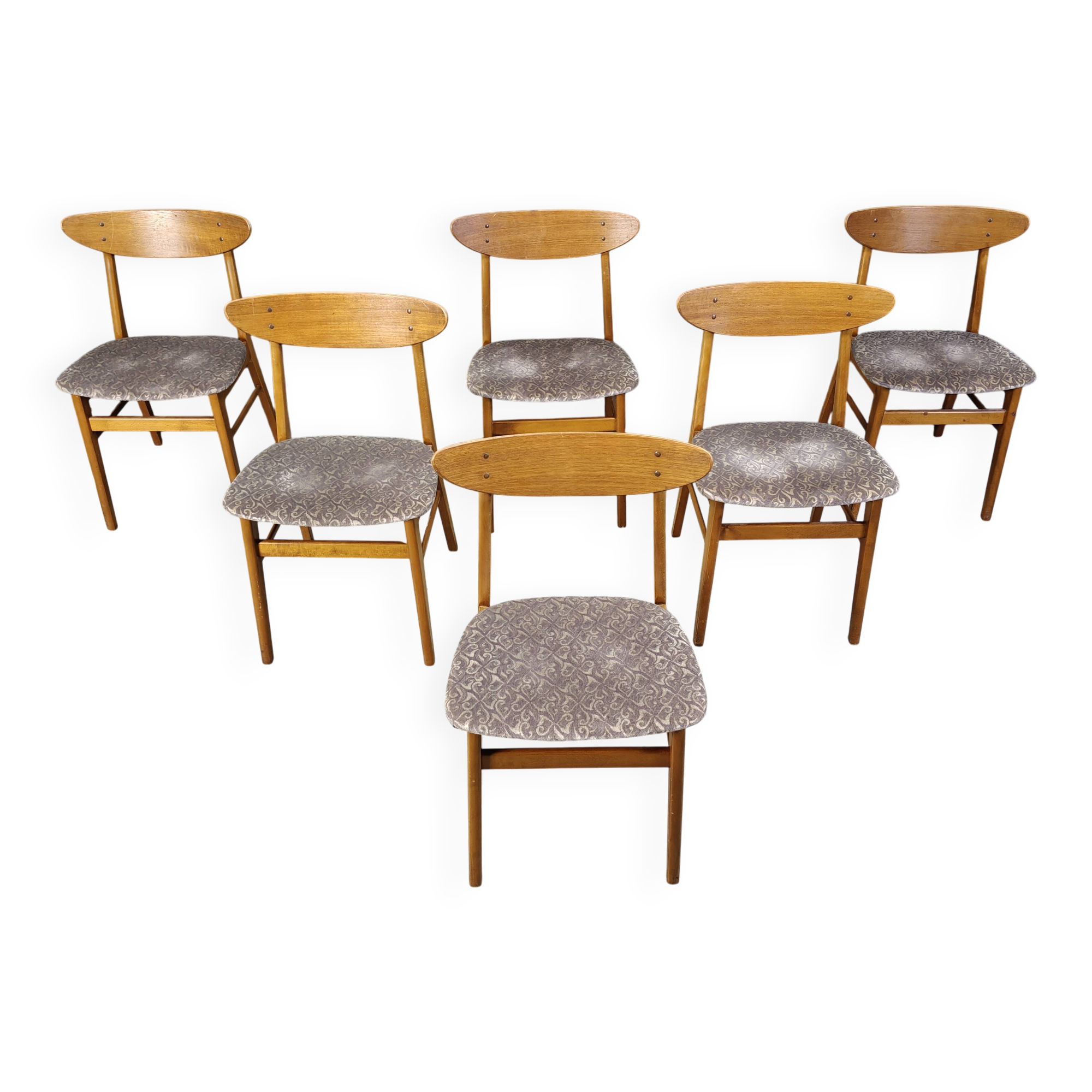 Farstrup Mobler dining chairs, set of 6 - 1960