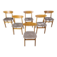 Farstrup Mobler dining chairs, set of 6 - 1960