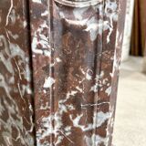Red marble fireplace late 19th century
