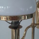 Brass desk globe lamp