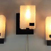 Set de 3 appliques Arlus vintage 1960
