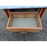 Wood and marble kitchen chopping board