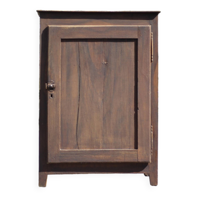Meuble 1 porte ancien, meuble de rangement bois, confiturier,cabinet, petite armoire, déco intérieur