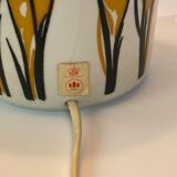 Tablelamp decorated with flowers by Bing and Grøndahl, model 6714/2102, 1960s