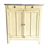 Parisian vintage buffet 50's yellow pale