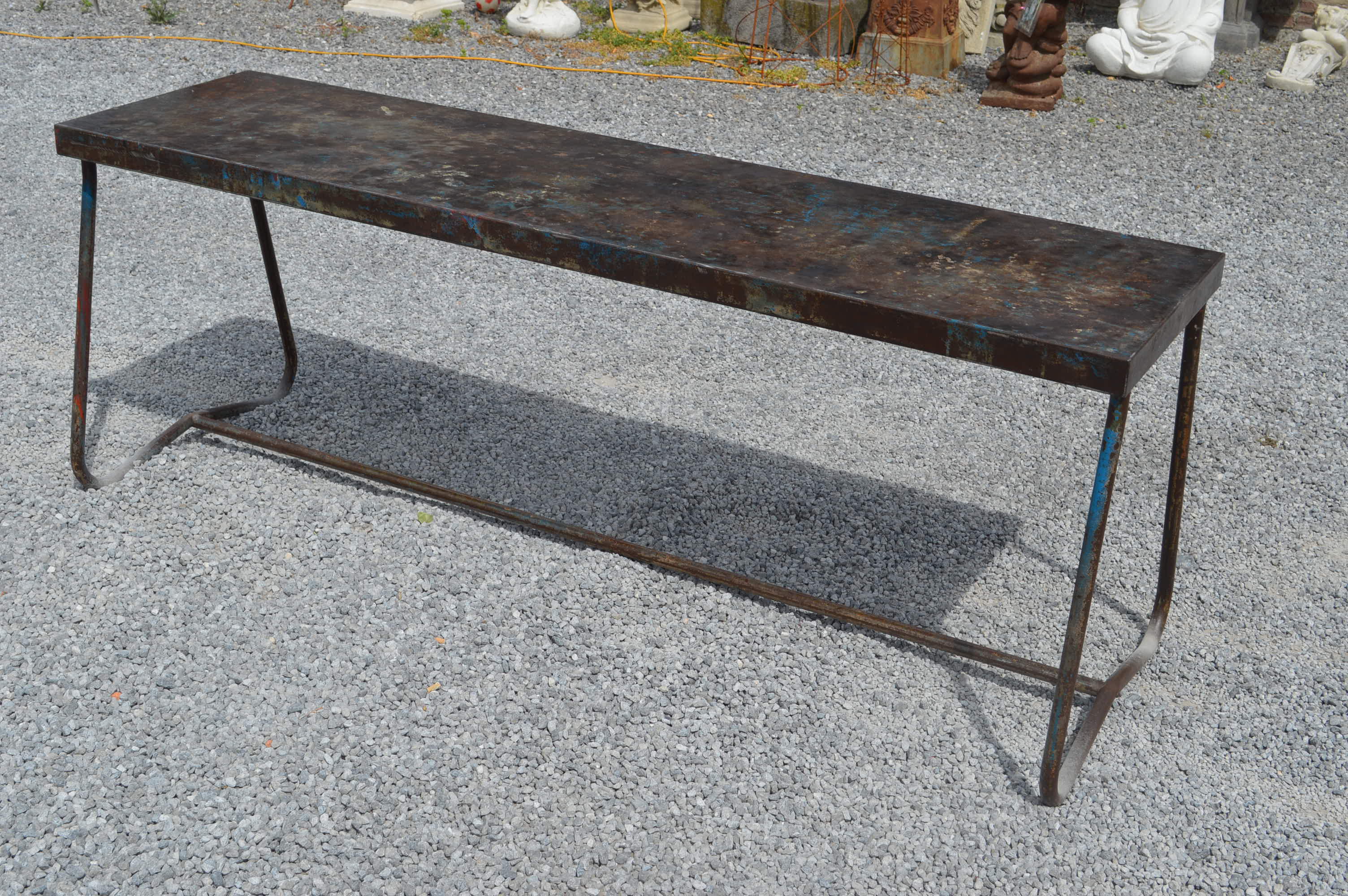 Industrial iron console