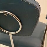 Chaise art déco tubulaire industrielle