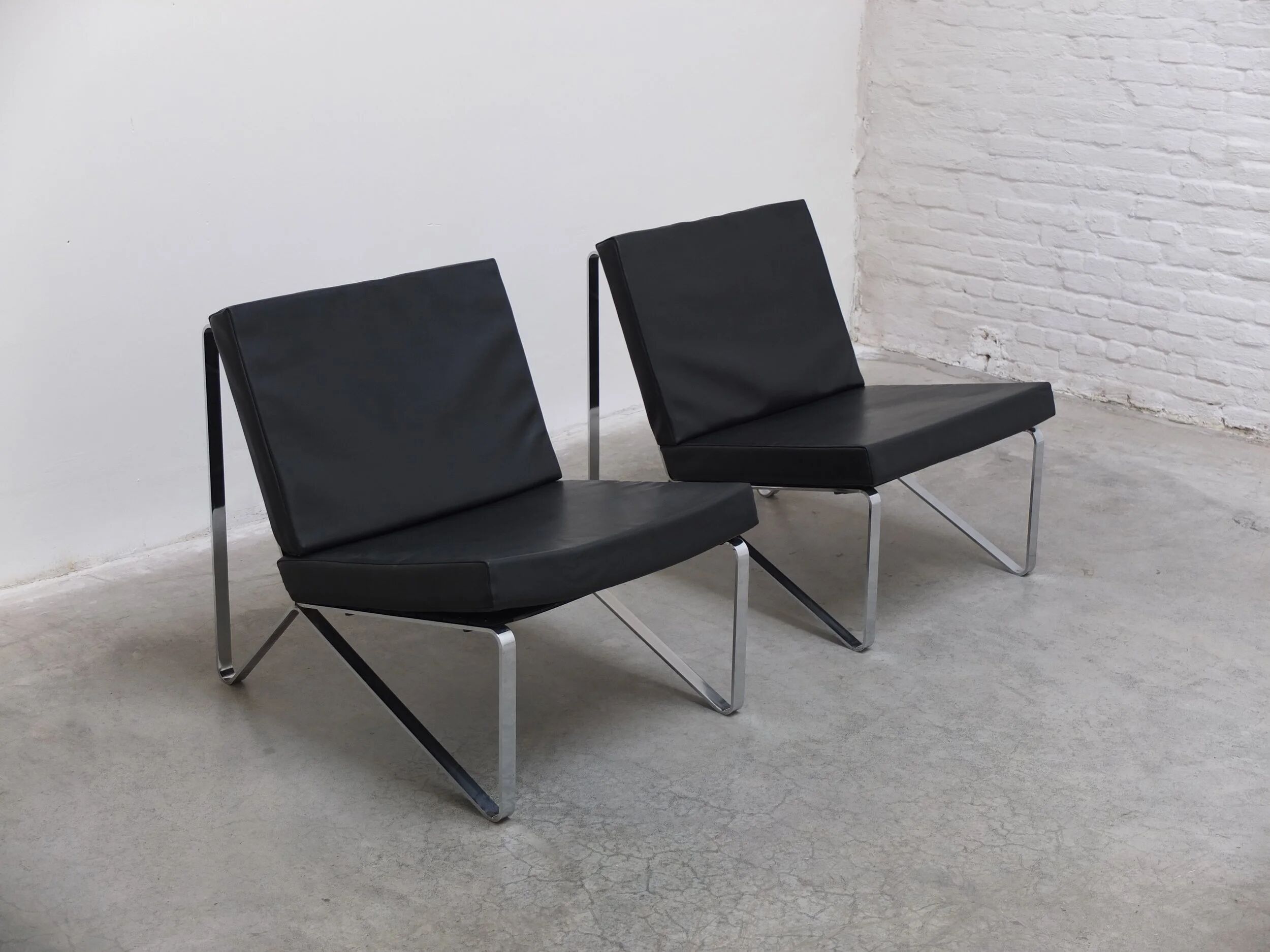 Pair of easy chairs by Hartmut Lohmeyer for Mauser Werke Waldeck, 1957