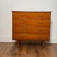 Commode vintage poignées dorées