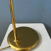 Mid-Century brass desk lamp - Bauhaus style table lamp - gold lamp