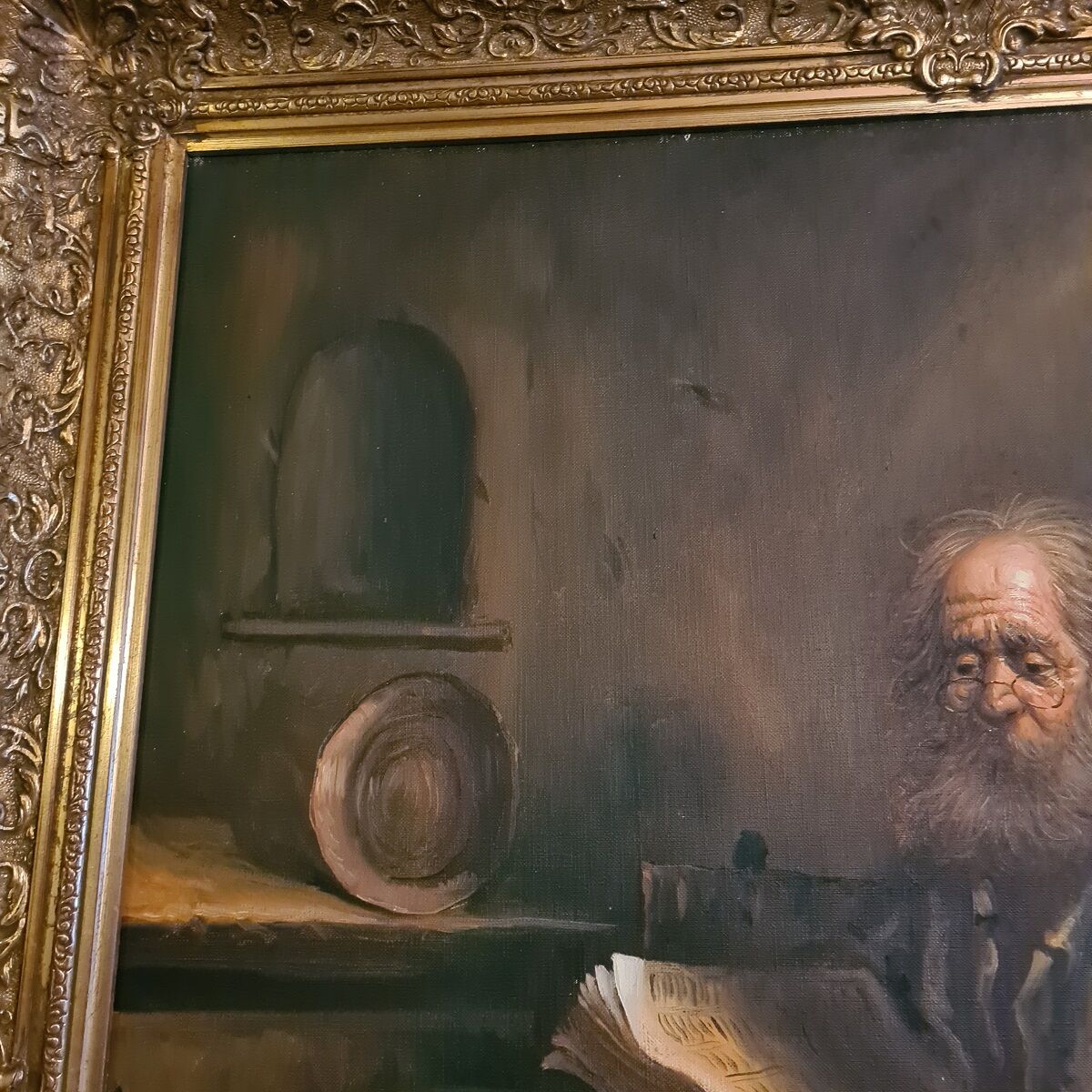 Stojan Vidinic '76 Old Man reading a Book