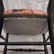 Chaise Napoléon III en bois noirci