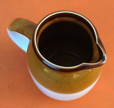 Two-tone pitcher Glazed ceramic