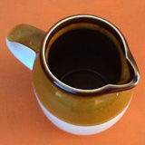 Two-tone pitcher Glazed ceramic