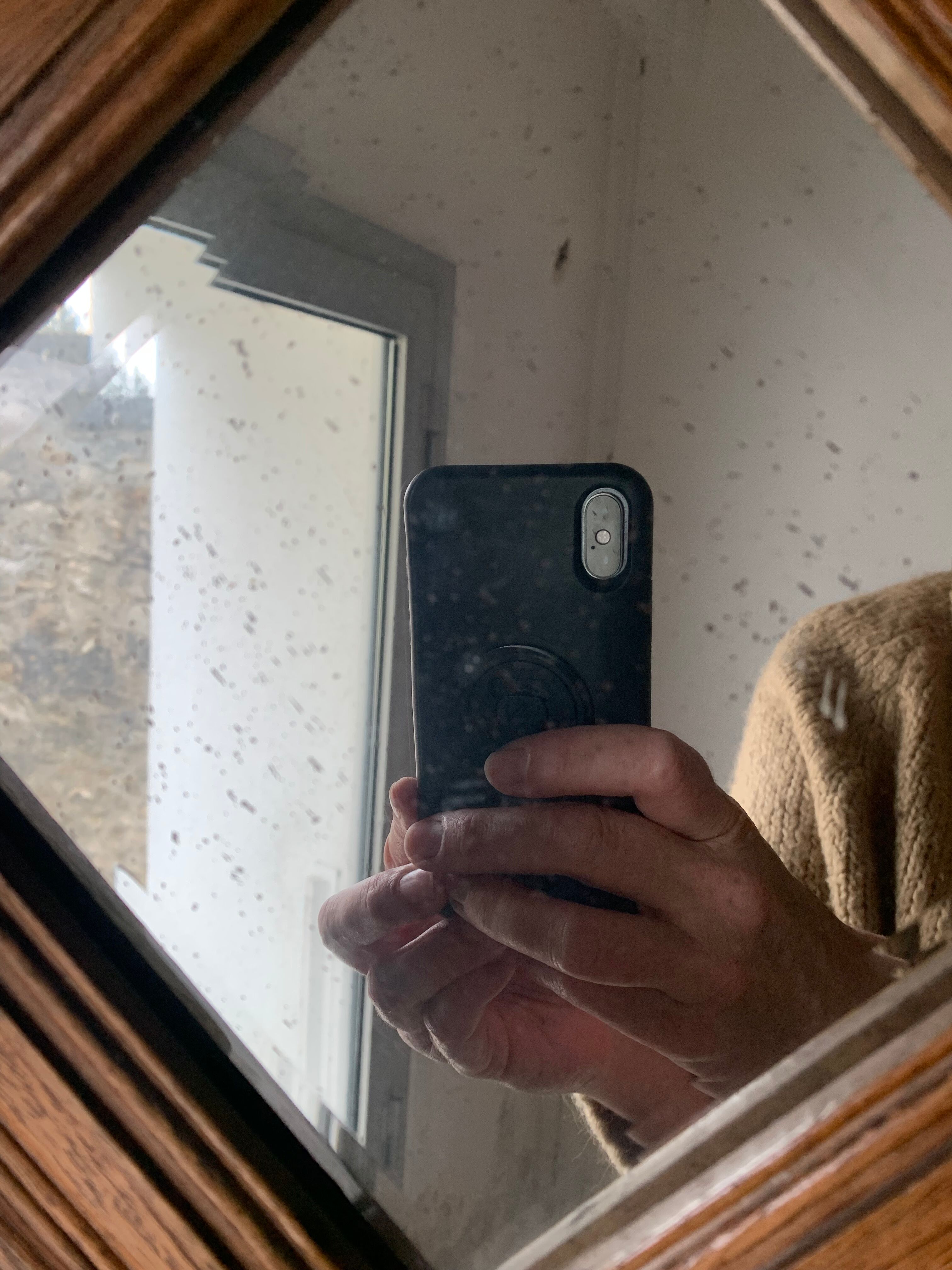 Vintage cloakroom coat rack