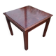 Side table in mahogany burl – Neoclassical style, 1970s