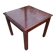 Side table in mahogany burl – Neoclassical style, 1970s