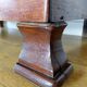 Louis-Philippe XIX walnut commode, twisted columns and marble.