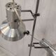 Floor lamp 3 spots vintage 70s chrome