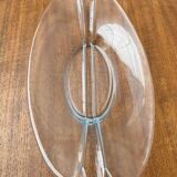 Vintage glass bowl from Holmegaard, 1970s.