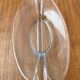 Vintage glass bowl from Holmegaard, 1970s.