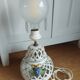 Lampshade with openwork from the Malicorne pottery.