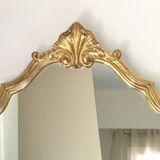 Baroque mirror in gilded wood – 63.5x45 cm - 70s.